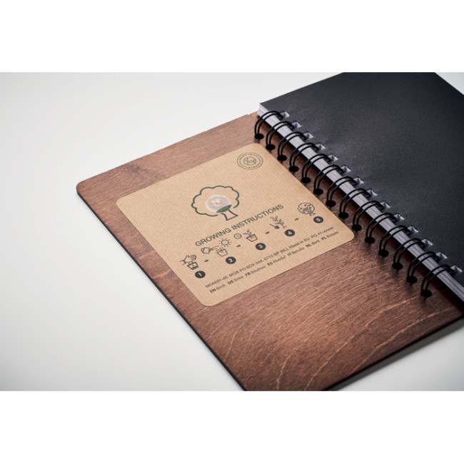Carnet publicitaire contenant des graines Savage 