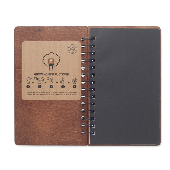 Carnet publicitaire contenant des graines Savage 