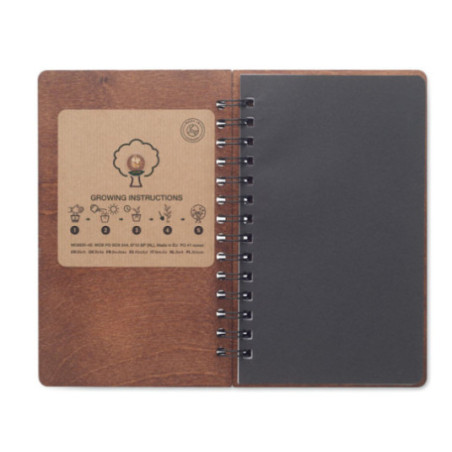 Carnet publicitaire contenant des graines Savage 