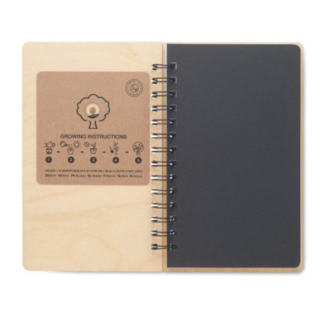 Carnet publicitaire contenant des graines Savage 