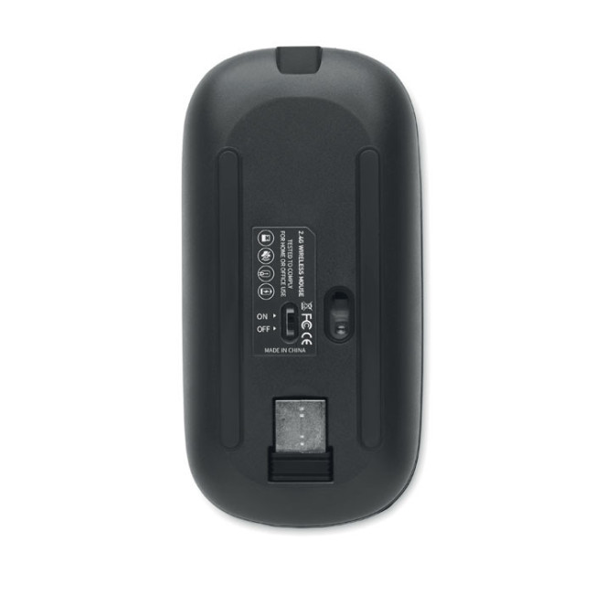 Souris optique sans fil personnalisée Curvy C 