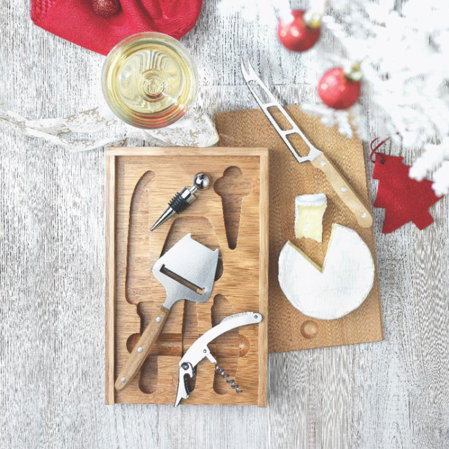 Set à fromage et vin personnalisable C&W 
