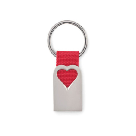 Porte-clés en métal Amore 