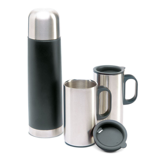 Bouteille isotherme & tasses personnalisables 500 ml 
