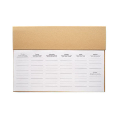 Agenda de bureau publicitaire Memweek 