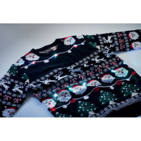 Pull de Noël à Led taille L/XL Shamis 