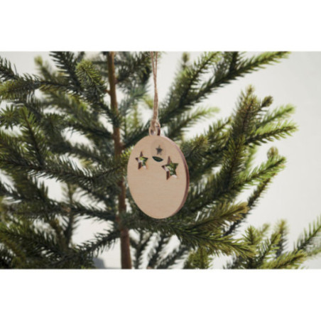 Suspension de Noël en bois Roseed 