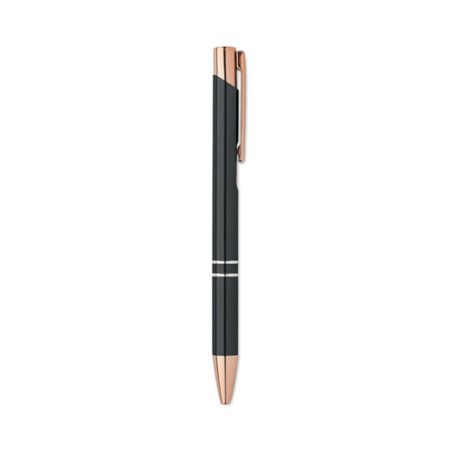Stylo publicitaire en alu recyclé rose gold 