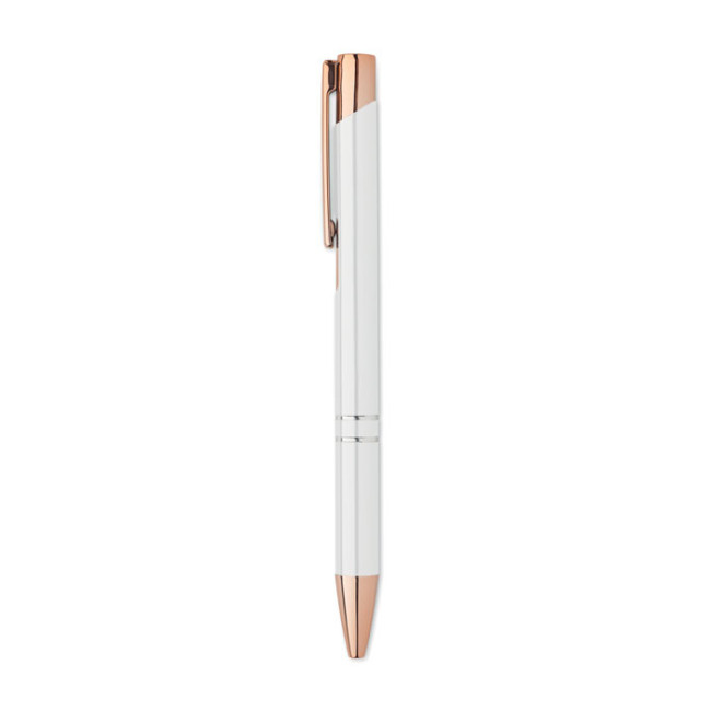 Stylo publicitaire en alu recyclé rose gold 