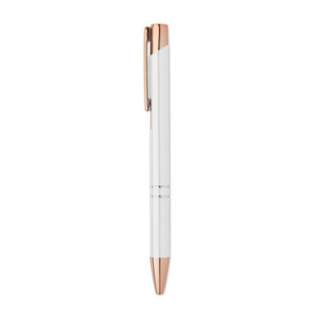 Stylo publicitaire en alu recyclé rose gold 