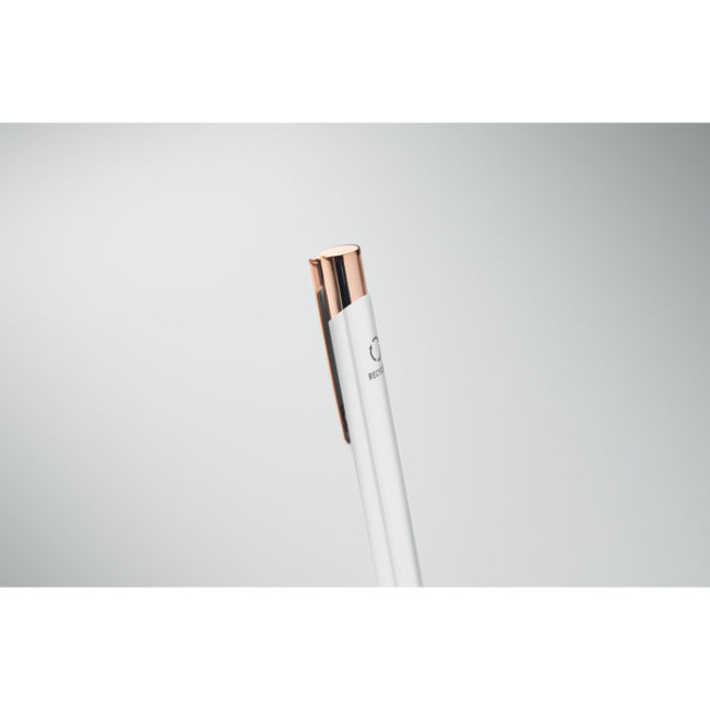 Stylo publicitaire en alu recyclé rose gold 