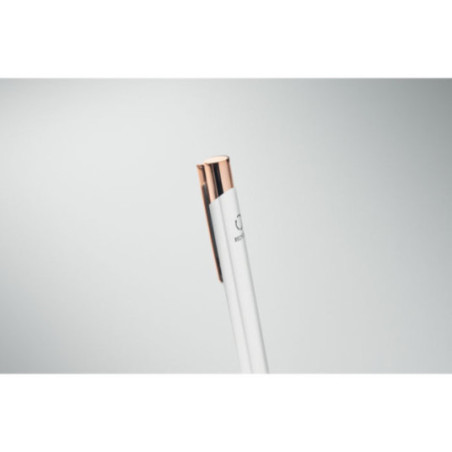 Stylo publicitaire en alu recyclé rose gold 