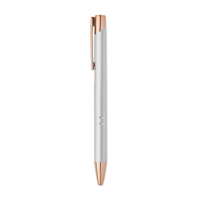 Stylo publicitaire en alu recyclé rose gold 