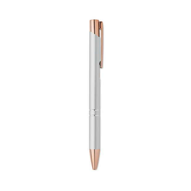 Stylo publicitaire en alu recyclé rose gold 