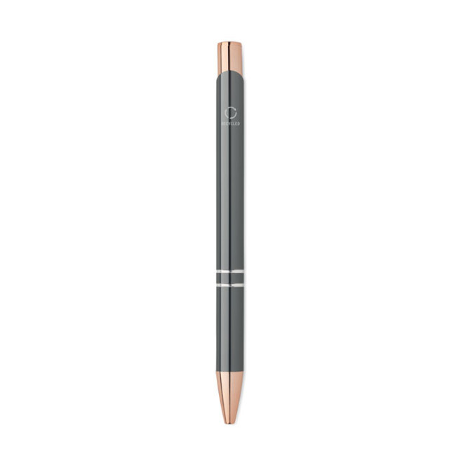 Stylo publicitaire en alu recyclé rose gold 