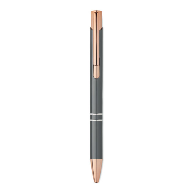 Stylo publicitaire en alu recyclé rose gold 