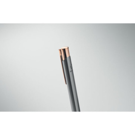 Stylo publicitaire en alu recyclé rose gold 