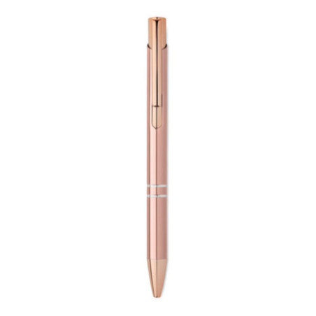 Stylo publicitaire en alu recyclé rose gold 