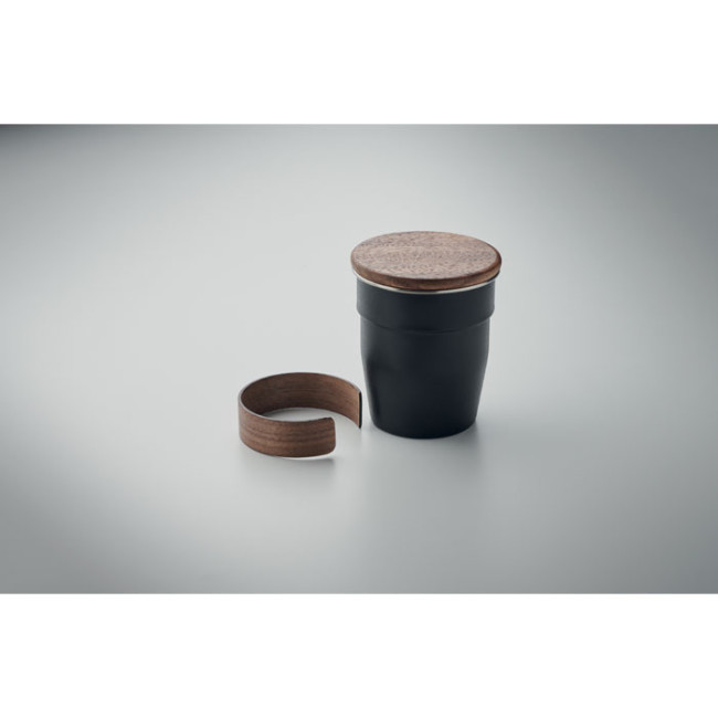 Gobelet en acier inox recyclé Walnut 350 ml 