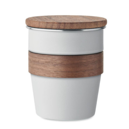 Gobelet en acier inox recyclé Walnut 350 ml 