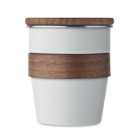 Gobelet en acier inox recyclé Walnut 350 ml 