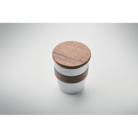 Gobelet en acier inox recyclé Walnut 350 ml 