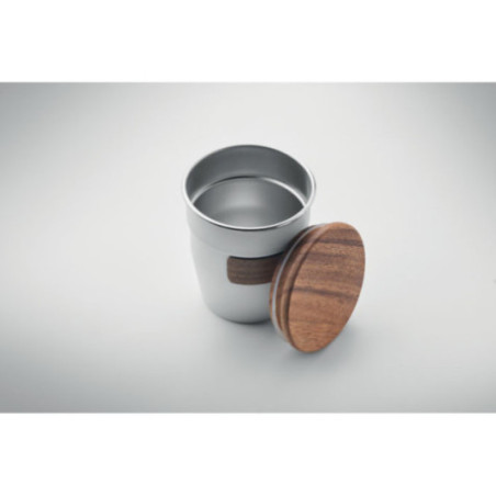 Gobelet en acier inox recyclé Walnut 350 ml 