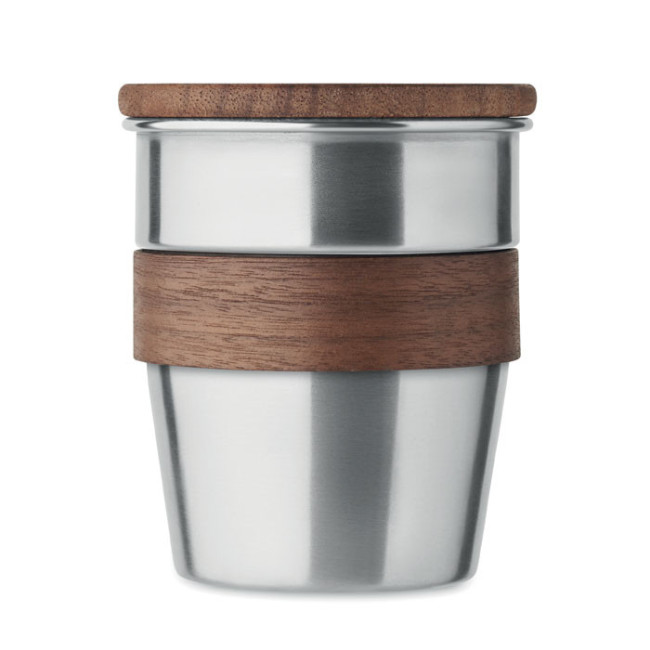 Gobelet en acier inox recyclé Walnut 350 ml 