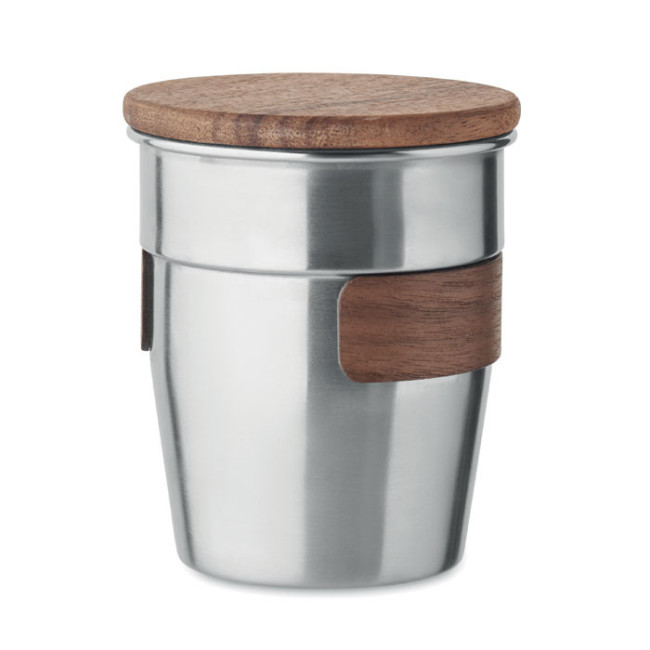 Gobelet en acier inox recyclé Walnut 350 ml 