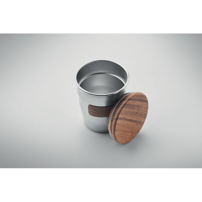 Gobelet en acier inox recyclé Walnut 350 ml 