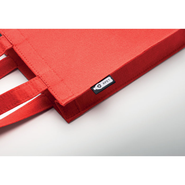 Petit sac cadeau personnalisé en feutre RPET Feltote 