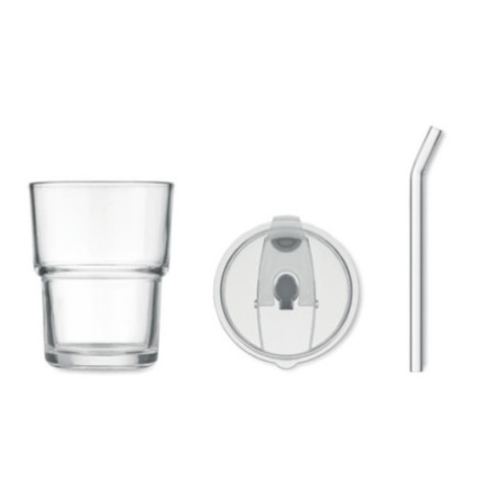 Gobelet personnalisé avec paille Sip 400 ml 