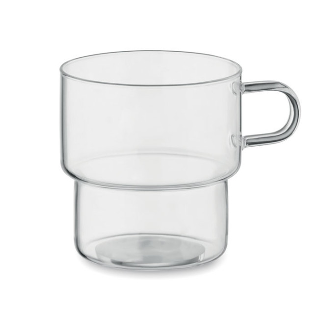 Tasse personnalisée en verre Boromug 300 ml 