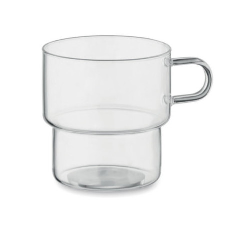 Tasse personnalisée en verre Boromug 300 ml 