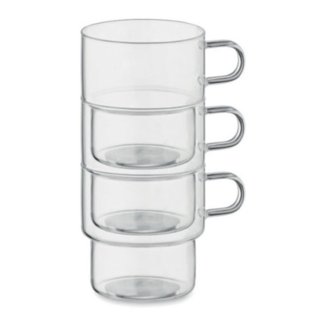 Tasse personnalisée en verre Boromug 300 ml 