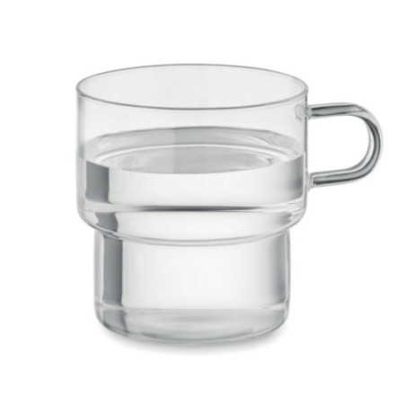 Tasse personnalisée en verre Boromug 300 ml 