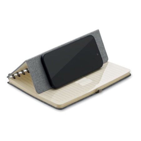 Carnet A5 support téléphone Strata 