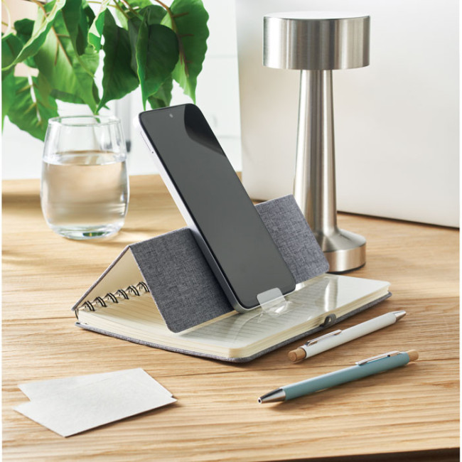 Carnet A5 support téléphone Strata 