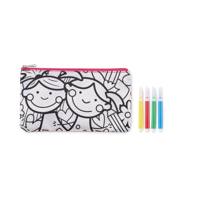 Trousse personnalisée à colorier Kiddo 