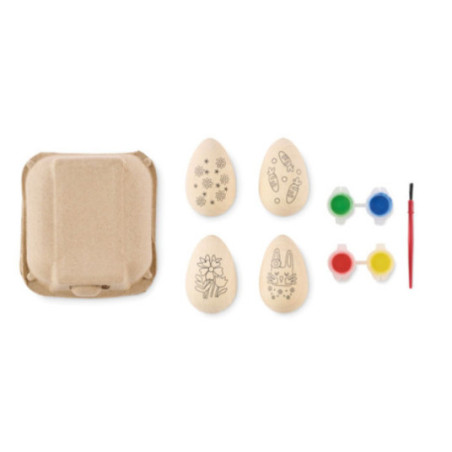Coffret d'oeufs à peindre Eiset 