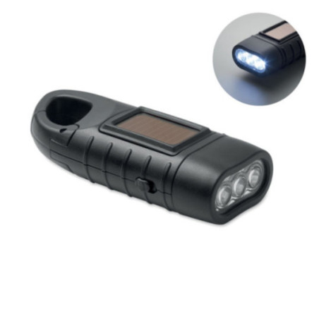 Lampe torche solaire et dynamo Sluz 