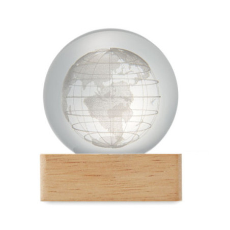 Globe LED en verre personnalisable Globe Light 