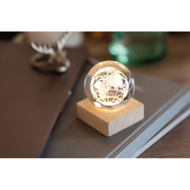 Globe LED en verre personnalisable Globe Light 