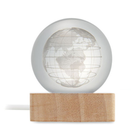 Globe LED en verre personnalisable Globe Light 