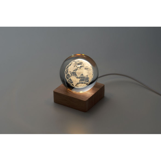 Globe LED en verre personnalisable Globe Light 