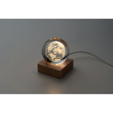 Globe LED en verre personnalisable Globe Light 