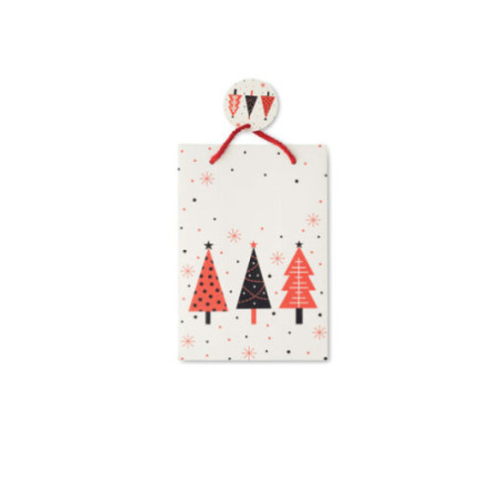Sac cadeau de Noël publicitaire Bossa Small 