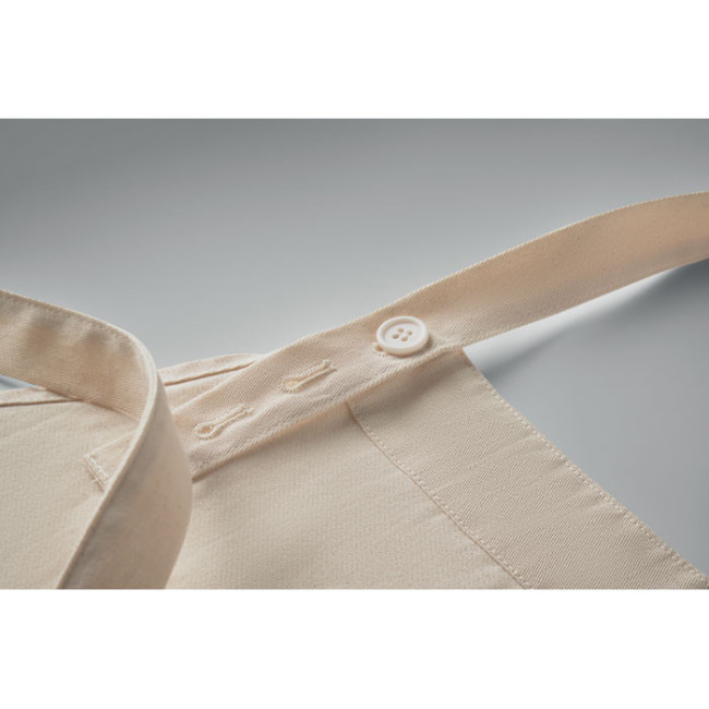 Tablier publicitaire en coton bio Gamma Colour 