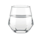 Verre personnalisé biseauté Kimbero 300 ml 