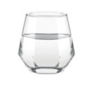 Verre personnalisé biseauté Kimbero 300 ml 